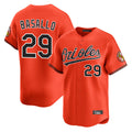 Davalo B.Orioles #29 Samuel Basallo Player Orange Limited Home Game Stitched Jerseys