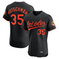 Davalo B.Orioles #35 Adley Rutschman Black USA 250 Fourth of July Home Game Stitched Jerseys