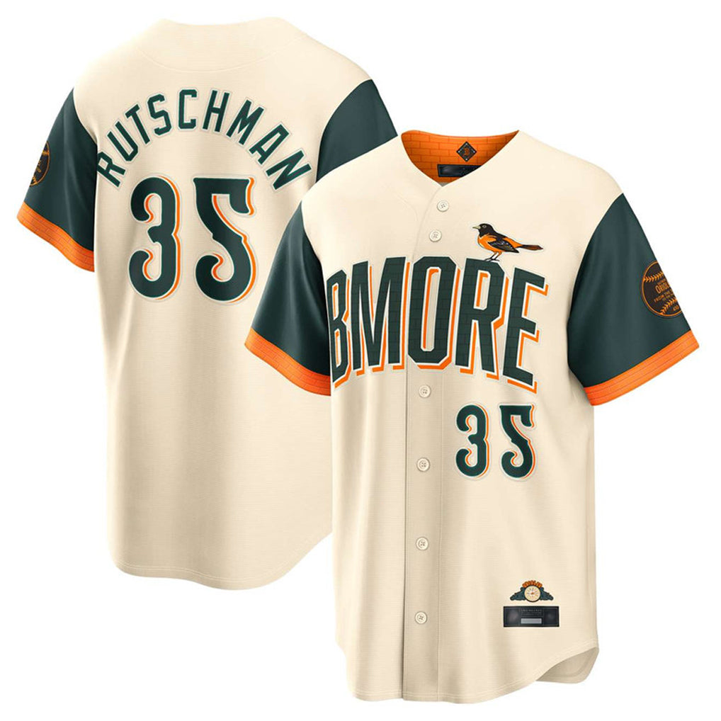 Davalo B.Orioles #35 Adley Rutschman Cream 2026 City Connect Home Game Stitched Jerseys
