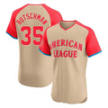 Davalo B.Orioles #35 Adley Rutschman Cream American League All-Star Limited Elite Home Game Stitched Jerseys