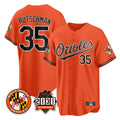 Davalo B.Orioles #35 Adley Rutschman Player Gray Home Game Stitched Jerseys