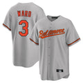 Davalo B.Orioles #3 Taylor Ward Player Gray Home Game Stitched Jerseys