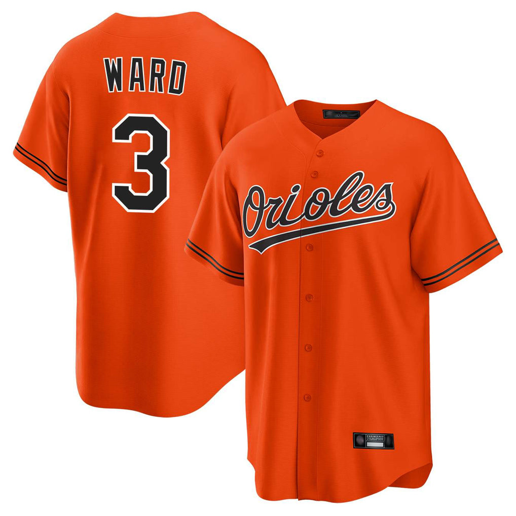 Davalo B.Orioles #3 Taylor Ward Player Orange Home Game Stitched Jerseys