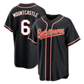 Davalo B.Orioles #6 Ryan Mountcastle Player Black Out Home Game Stitched Jerseys
