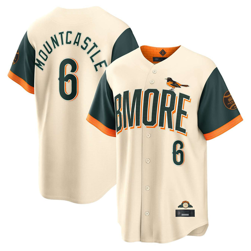 Davalo B.Orioles #6 Ryan Mountcastle Player Cream 2026 City Connect Home Game Stitched Jerseys