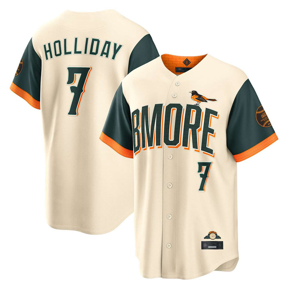 Davalo B.Orioles #7 Jackson Holliday Player Cream 2026 City Connect Home Game Stitched Jerseys
