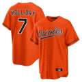 Davalo B.Orioles #7 Jackson Holliday Player Orange Home Game Stitched Jerseys