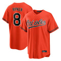 Davalo B.Orioles #8 Cal Ripken Player Orange Home Game Stitched Jerseys