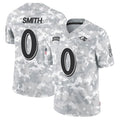 Davalo B.Ravens #0 Roquan Smith Player Arctic Camo Salute to Service Limited Stitched Jerseys