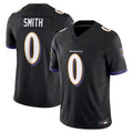 Davalo B.Ravens #0 Roquan Smith Player Black Vapor F.U.S.E. Limited Stitched Jerseys