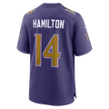 Davalo B.Ravens #14 Kyle Hamilton Purple Alternate Game Stitched Jerseys