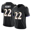 Davalo B.Ravens #22 Derrick Henry Player Black Limited Home Game Stitched Jerseys