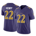 Davalo B.Ravens #22 Derrick Henry Player Purple Limited Home Game Stitched Jerseys