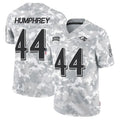 Davalo B.Ravens #44 Marlon Humphrey Player Arctic Camo Salute to Service Limited Stitched Jerseys