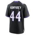 Davalo B.Ravens #44 Marlon Humphrey Player Black Home Game Stitched Jerseys