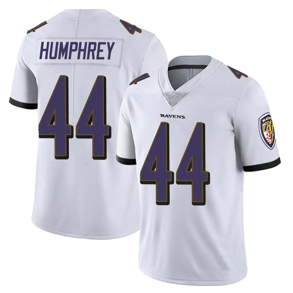 Davalo B.Ravens #44 Marlon Humphrey Player White Vapor Untouchable Limited Home Game Stitched Jerseys