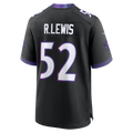 Davalo B.Ravens #52 Ray Lewis Black Alternate Retired Player Stitched Jerseys