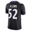 Davalo B.Ravens #52 Ray Lewis Black Alternate Vapor F.U.S.E. Stitched Retired Player Limited Jerseys