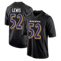 Davalo B.Ravens #52 Ray Lewis Player Black Carbon Fashion Home Stitched Jerseys