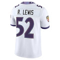 Davalo B.Ravens #52 Ray Lewis Player White  Vapor F.U.S.E. Limited Home Game Stitched Jerseys