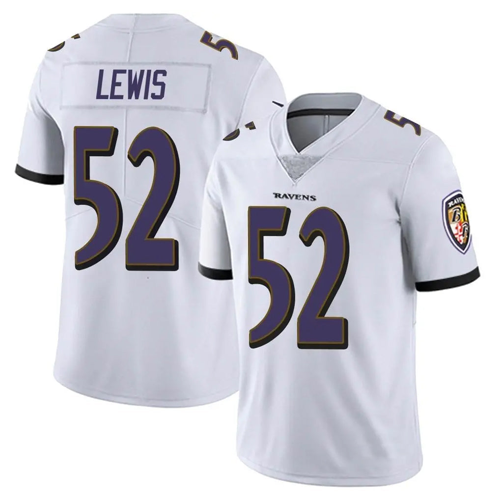 Davalo B.Ravens #52 Ray Lewis Player White Vapor Untouchable Limited Game Home Stitched Jerseys