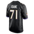 Davalo B.Ravens #71 Olaivavega Ioane Player Black Alternate Home Stitched Jerseys