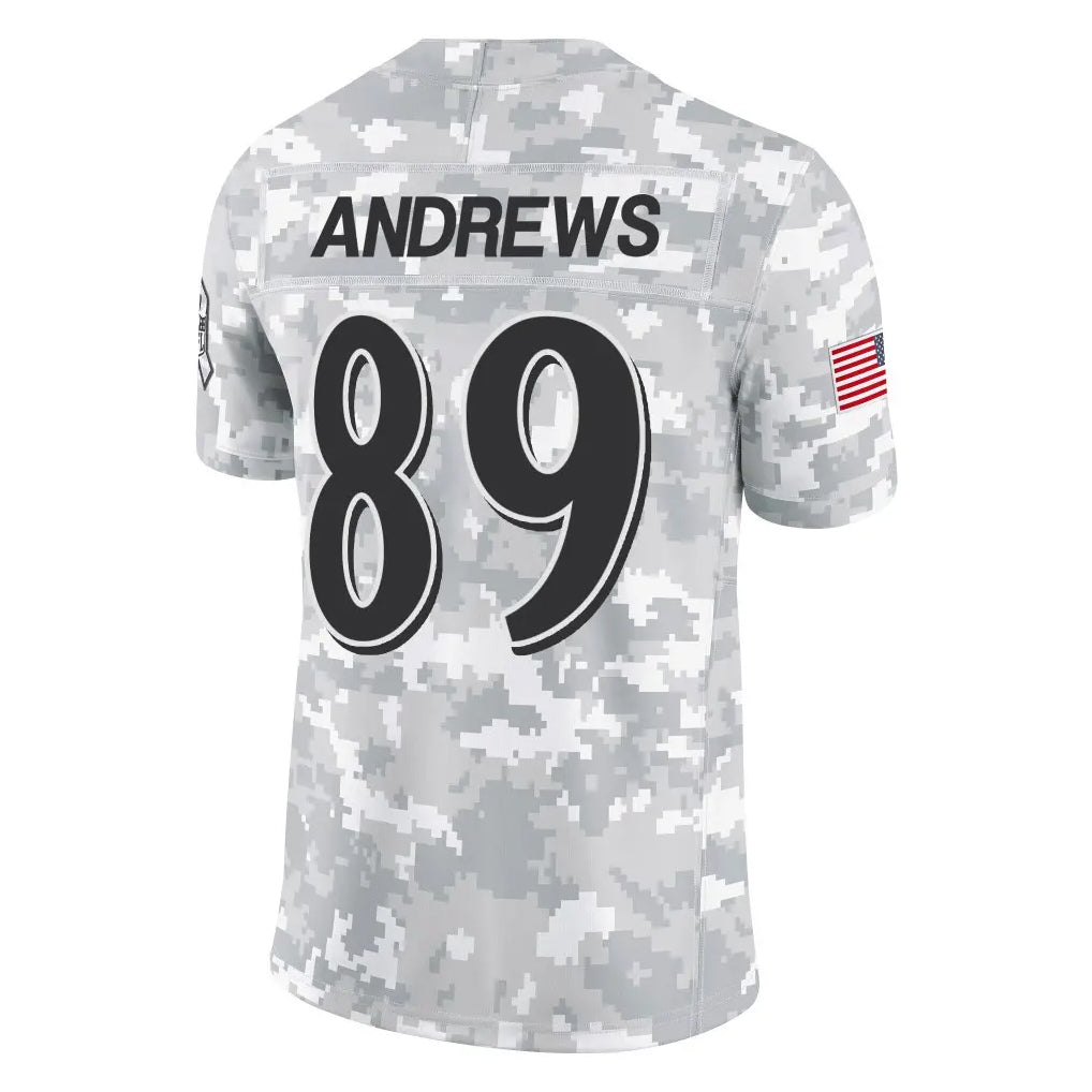 Davalo B.Ravens #89 Mark Andrews Player Arctic Camo Salute to Service Limited Stitched Jerseys