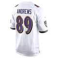 Davalo B.Ravens #89 Mark Andrews Player White Alternate Home Game Stitched Jerseys