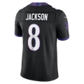 Davalo B.Ravens #8 Lamar Jackson Black Alternate Alternate Vapor F.U.S.E. Stitched Limited Jerseys