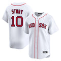 Davalo B.Red Sox #10 Trevor Story Player White Limited Home Game Stitched Jerseys