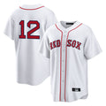 Davalo B.Red Sox #12 Connor Wong Player White Home Game Stitched Jerseys