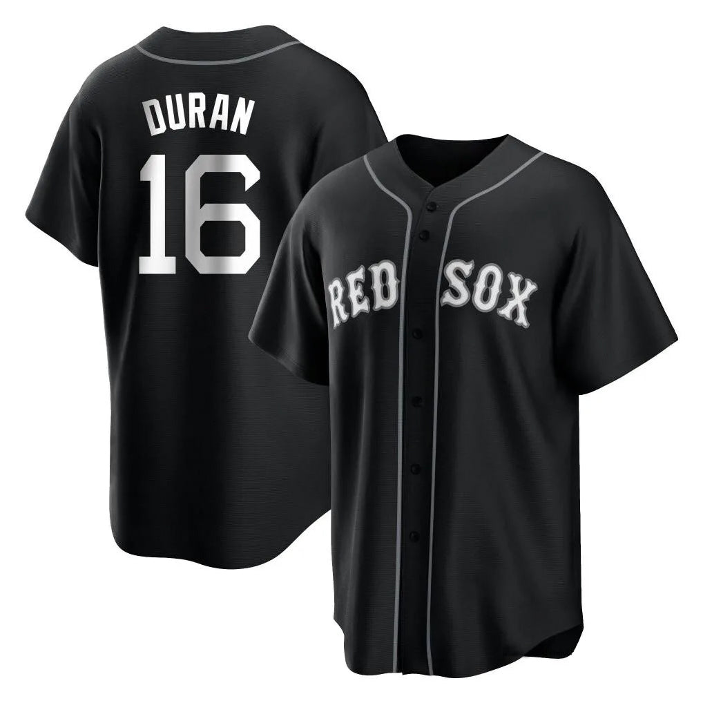 Davalo B.Red Sox #16 Jarren Duran Player Black Home Game Stitched Jerseys