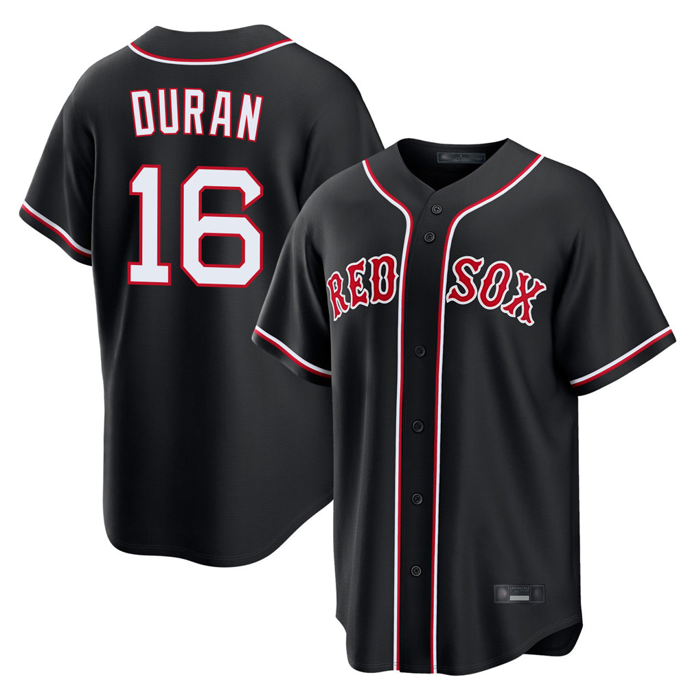 Davalo B.Red Sox #16 Jarren Duran Player Black Out Home Game Stitched Jerseys