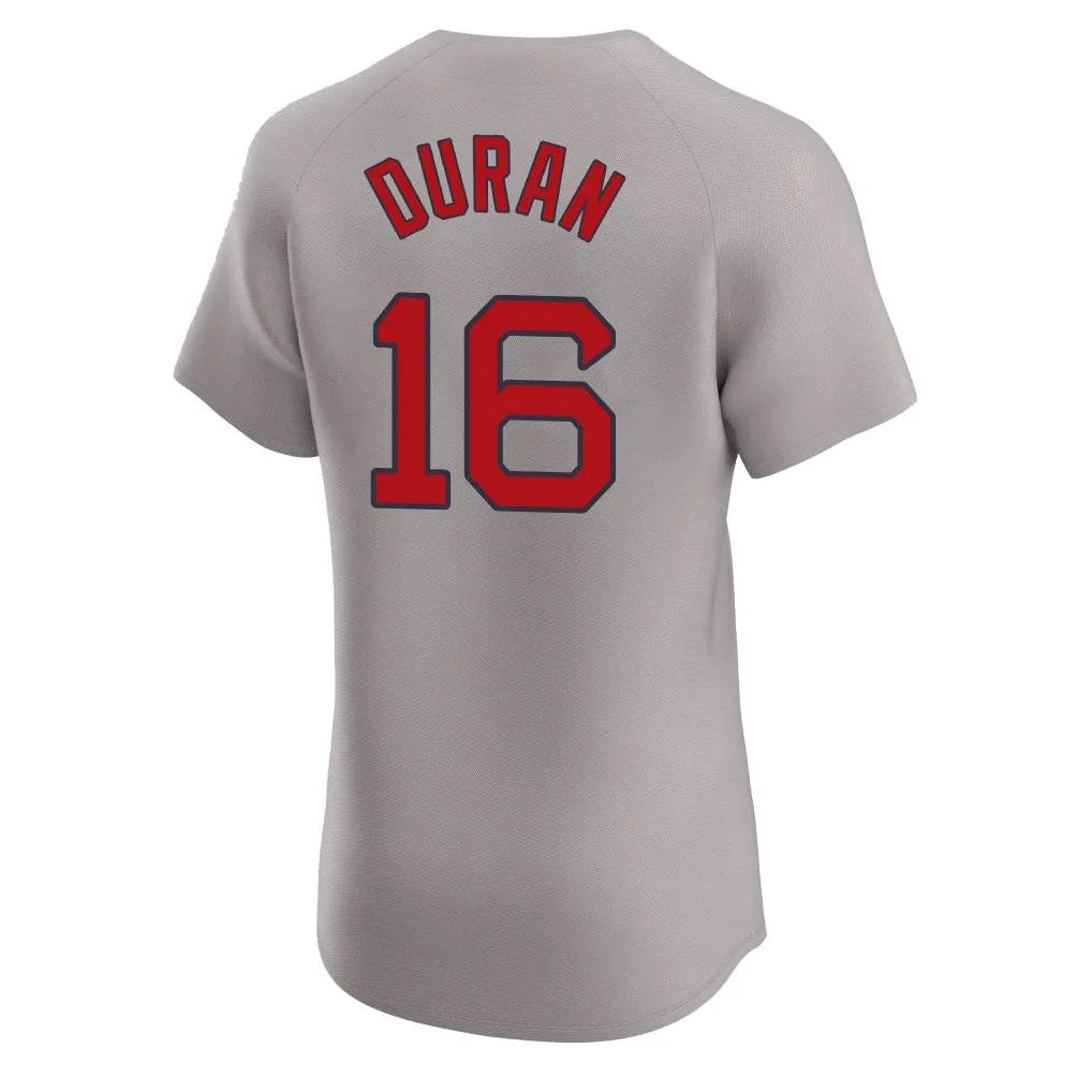 Davalo B.Red Sox #16 Jarren Duran Player Gray Road Limited Elite Home Game Stitched Jerseys