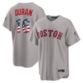 Davalo B.Red Sox #16 Jarren Duran Player Gray Road USA 250 Fourth of July Home Game Stitched Jerseys