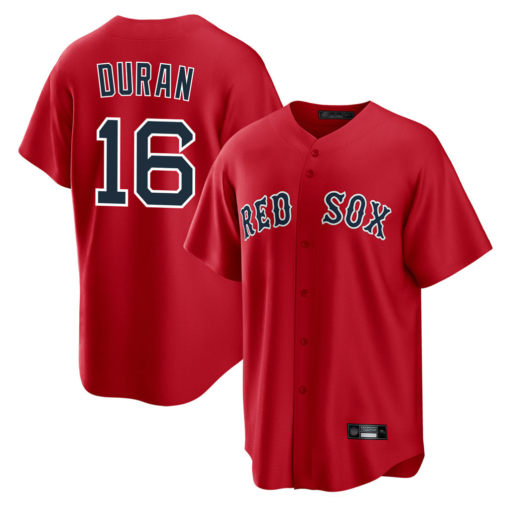 Davalo B.Red Sox #16 Jarren Duran Player Red Home Game Stitched Jersey