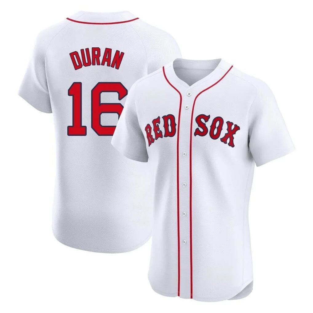 Davalo B.Red Sox #16 Jarren Duran Player White Limited Elite Home Game Stitched Jersey
