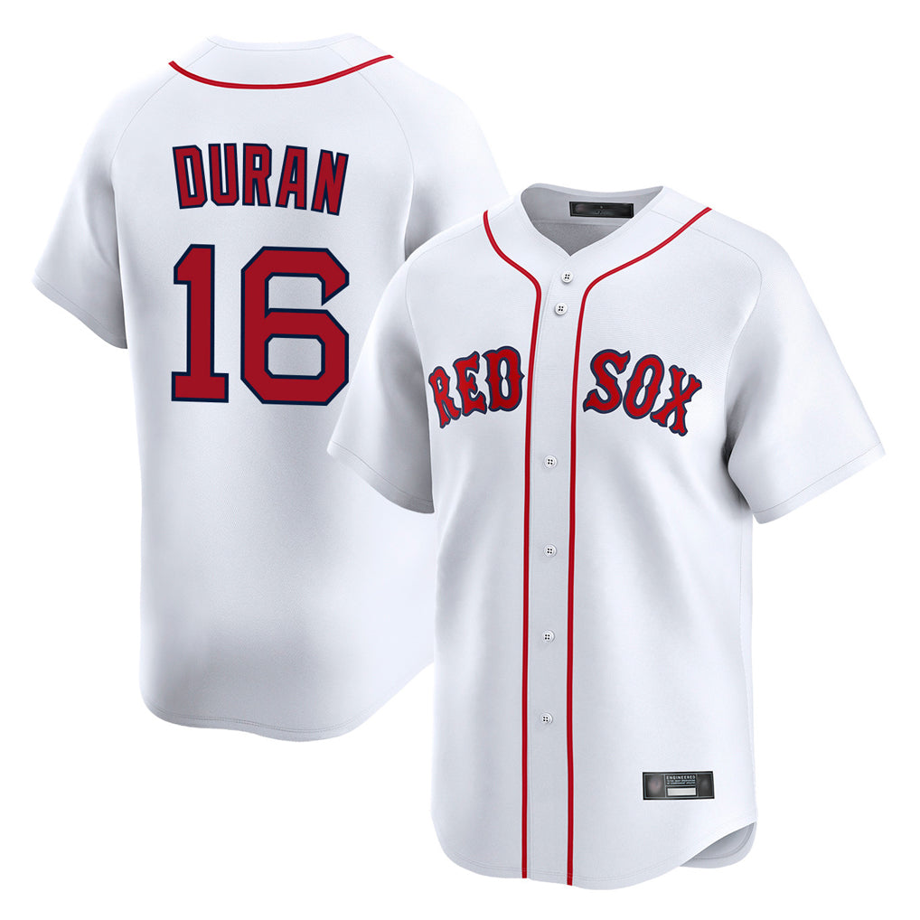 Davalo B.Red Sox #16 Jarren Duran Player White Limited Home Game Stitched Jersey