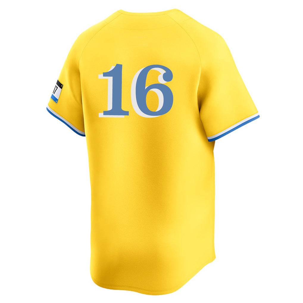 Davalo B.Red Sox #16 Jarren Duran Player Yellow Limited Home Game Stitched Jerseys
