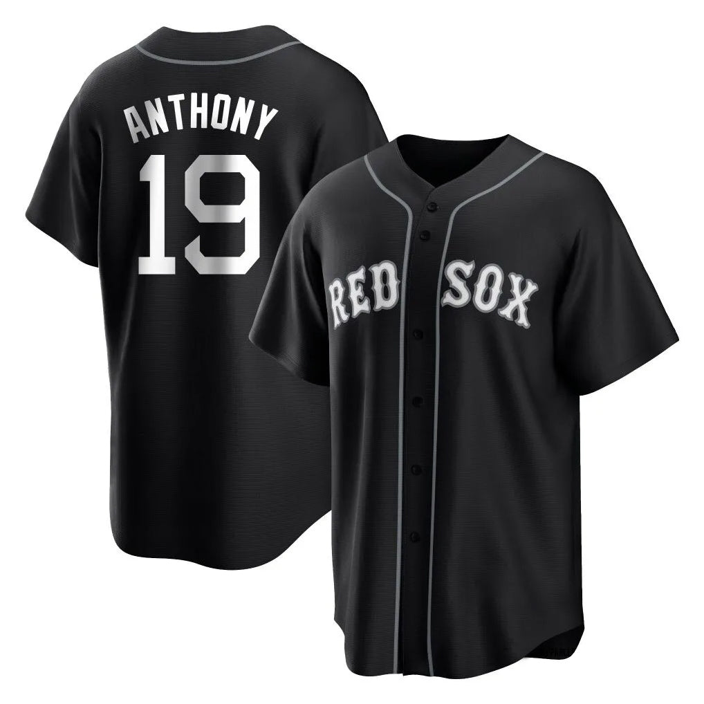 Davalo B.Red Sox #19 Roman Anthony Player Black Home Game Stitched Jerseys
