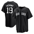 Davalo B.Red Sox #19 Roman Anthony Player Black Home Game Stitched Jerseys