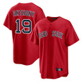 Davalo B.Red Sox #19 Roman Anthony Player Red Home Game Stitched Jerseys
