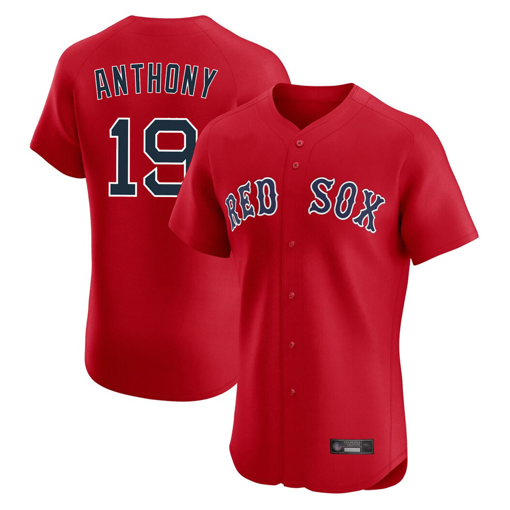 Davalo B.Red Sox #19 Roman Anthony Player Red Limited Elite Home Game Stitched Jerseys