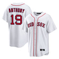 Davalo B.Red Sox #19 Roman Anthony Player White Home Game Stitched Jerseys