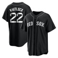 Davalo B.Red Sox #22 Garrett Whitlock Player Black Home Game Stitched Jerseys