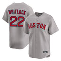 Davalo B.Red Sox #22 Garrett Whitlock Player Gray Road Limited Home Game Stitched Jerseys