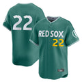 Davalo B.Red Sox #22 Garrett Whitlock Player Green City Connect Limited Home Game Stitched Jerseys