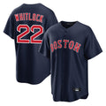Davalo B.Red Sox #22 Garrett Whitlock Player Navy Home Game Stitched Jerseys