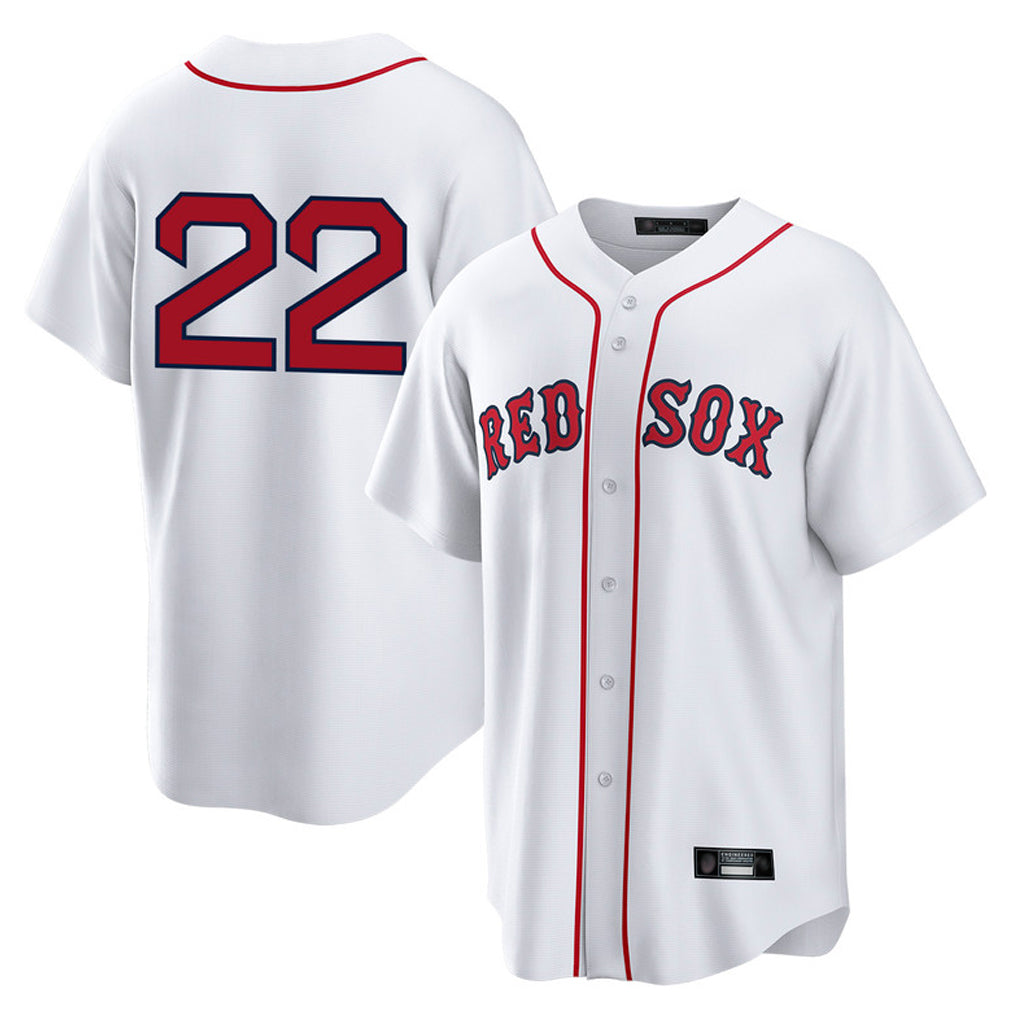 Davalo B.Red Sox #22 Garrett Whitlock Player White Home Game Stitched Jerseys