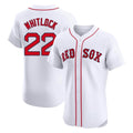 Davalo B.Red Sox #22 Garrett Whitlock Player White Limited Elite Home Game Stitched Jerseys